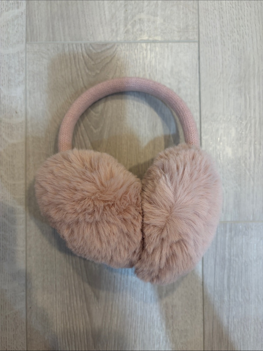 LC Lauren Conrad Pink Faux Fur Earmuffs